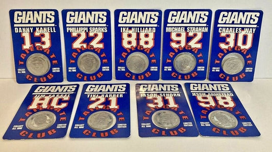 Giants - 1998 Exclusive Tailgate Club - Collector Coins- Full Set