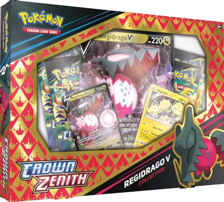 Pokemon Crown Zenith Regidrago V Box Collection