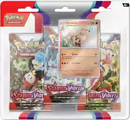 Pokemon Scarlet & Violet - 3 Booster Pack Blister Case