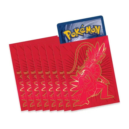 Pokemon - Koraidon Sleeves - red(65 Sleeves)