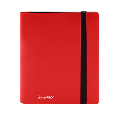 Ultra Pro - 4 Pocket Eclipse UP PRO Binder - Apple Red (Holds 160 Cards)