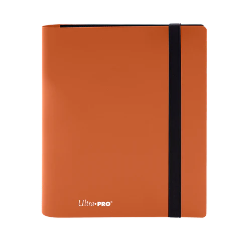 Ultra Pro - 4 Pocket Eclipse UP PRO Binder - Pumpkin Orange (Holds 160 Cards)