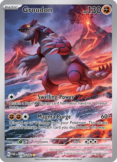 Pokemon - SV04 Paradox Rift - Groudon - 199/182