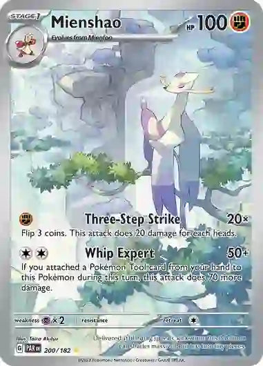 Pokemon - SV04 Paradox Rift - Mienshao - 200/182