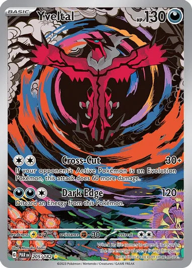 Pokemon - SV04 Paradox Rift - Yveltal - 205/182