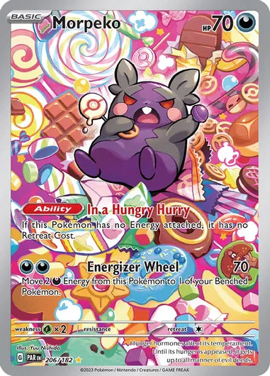 Pokemon - SV04 Paradox Rift - Morpeko - 206/182