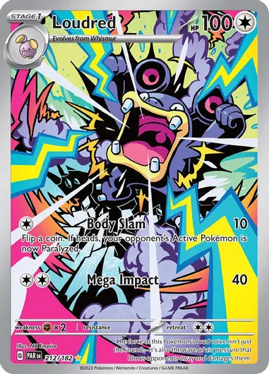 Pokemon - SV04 Paradox Rift - Loudred - 212/182