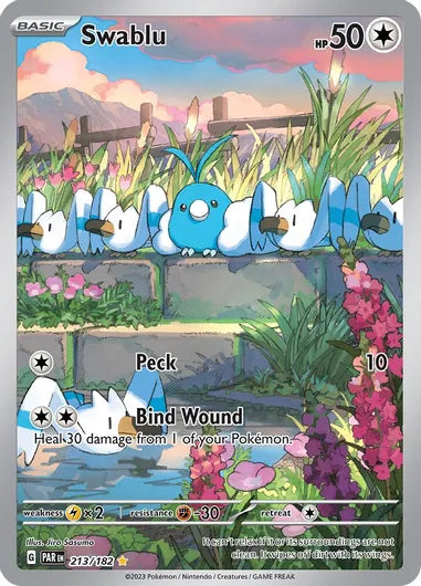 Pokemon - SV04 Paradox Rift - Swablu - 213/182