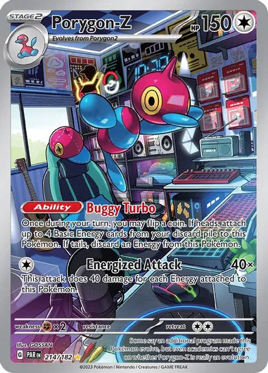 Pokemon - SV04 Paradox Rift - Porygon-Z - 214/182