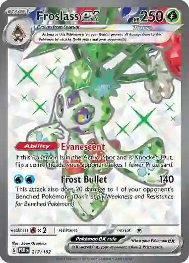 Pokemon - SV04 Paradox Rift - Froslass ex - 217/182