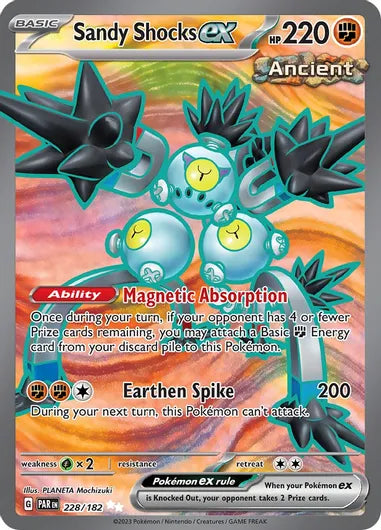 Pokemon - SV04 Paradox Rift - Sandy Shocks ex - 228/182