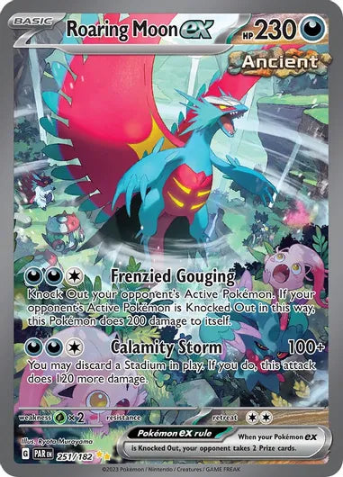 Pokemon - SV04 Paradox Rift - Roaring Moon ex - 251/182