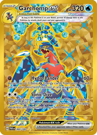 Pokemon - SV04 Paradox Rift - Garchomp ex - 260/182