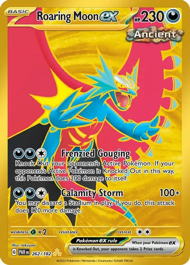 Pokemon - SV04 Paradox Rift - Roaring Moon ex - 262/182