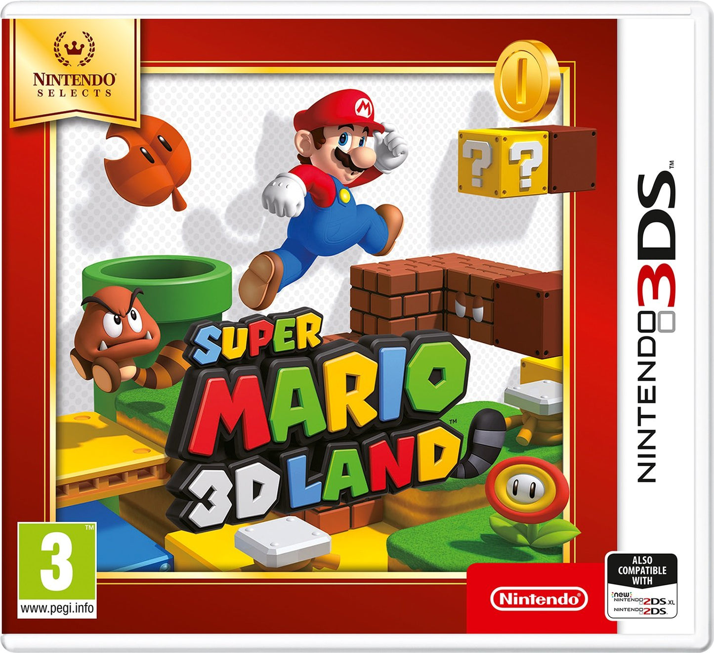 Super Mario 3D Land 3ds game -Complete in box-