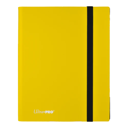 Ultra Pro - 18 Pocket Eclipse UP PRO Binder - Lemon Yellow (Holds 360 Cards)