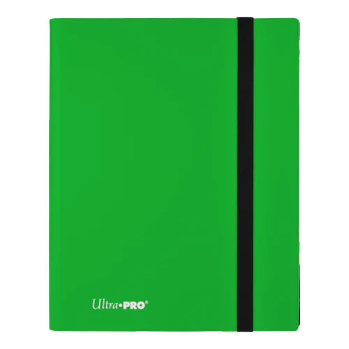 Ultra Pro - 18 Pocket Eclipse UP PRO Binder - Lime Green (Holds 360 Cards)