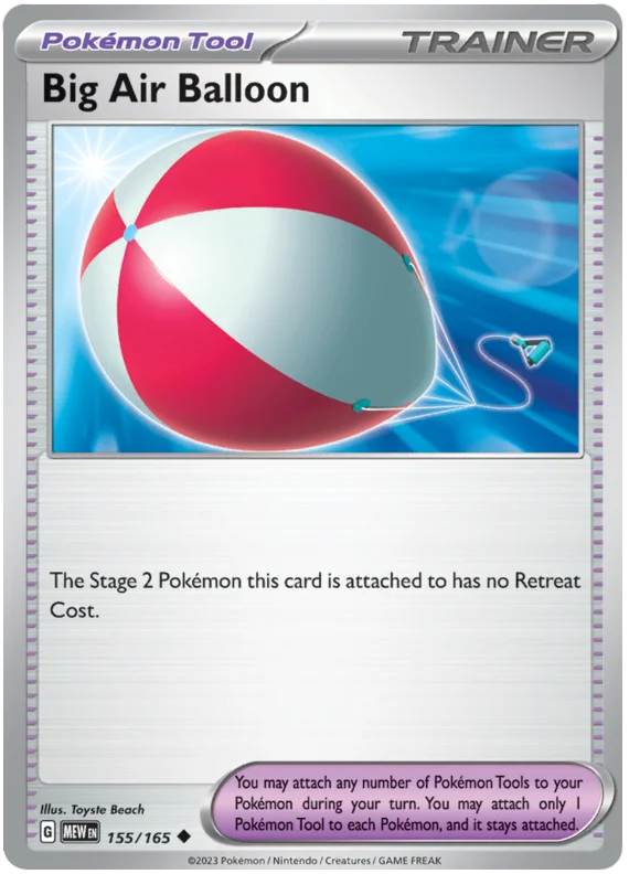 Pokemon - SV151 Scarlet & Violet 151 - Big Air Balloon - 155/165