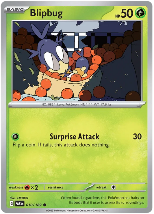 2023 Pokemon - SV04 Paradox Rift - Blipbug - 010/182