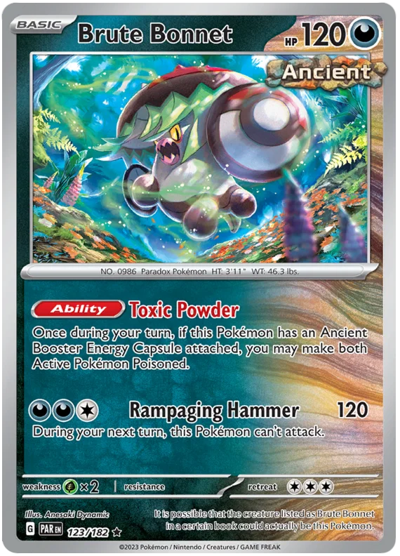 Pokemon - SV04 Paradox Rift - Brute Bonnet - 123/182