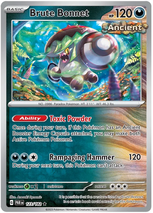 Pokemon - SV04 Paradox Rift - Brute Bonnet - 123/182