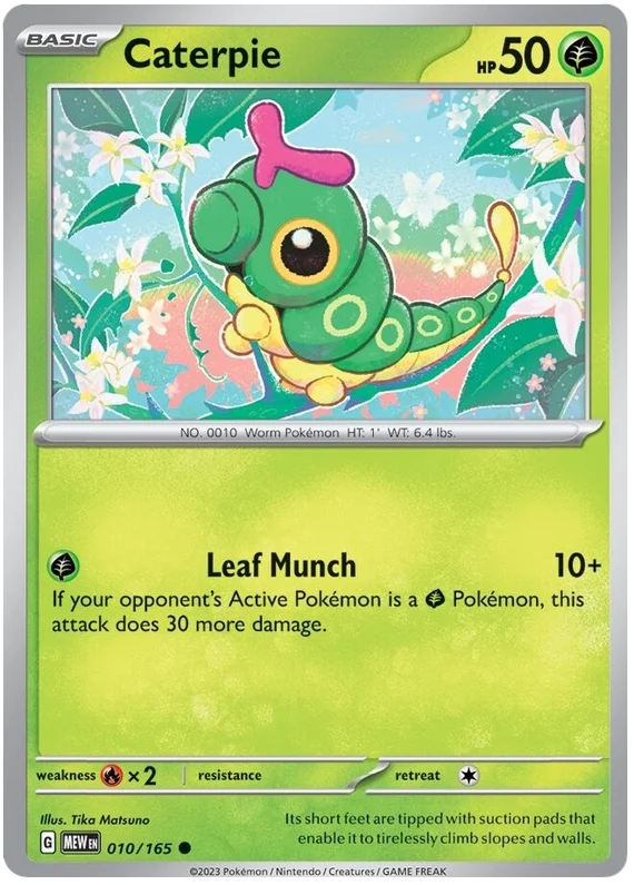 Pokemon - SV151 Scarlet & Violet 151 - Caterpie - 010/165