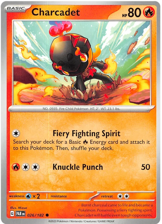 2023 Pokemon - SV04 Paradox Rift - Charcadet - 026/182