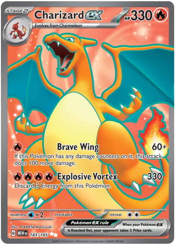 Pokemon - SV151 Scarlet & Violet 151 - Charizard ex - 183/165