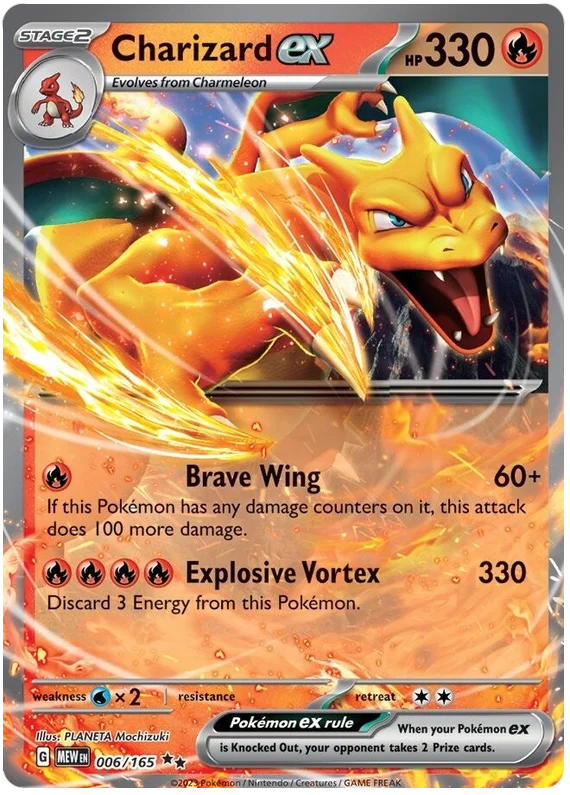 Pokemon - SV151 Scarlet & Violet 151 - Charizard ex - 006/165