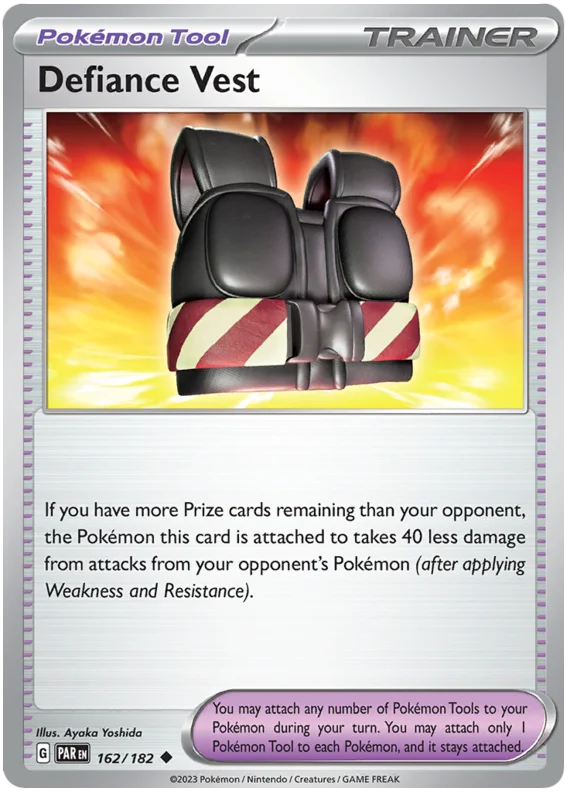 Pokemon - SV04 Paradox Rift - Defiance Vest - 162/182