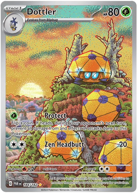 Pokemon - SV04 Paradox Rift - Dottler - 184/182