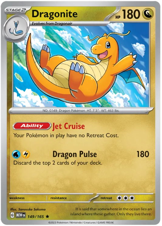 Pokemon - SV151 Scarlet & Violet 151 - Dragonite - 149/165