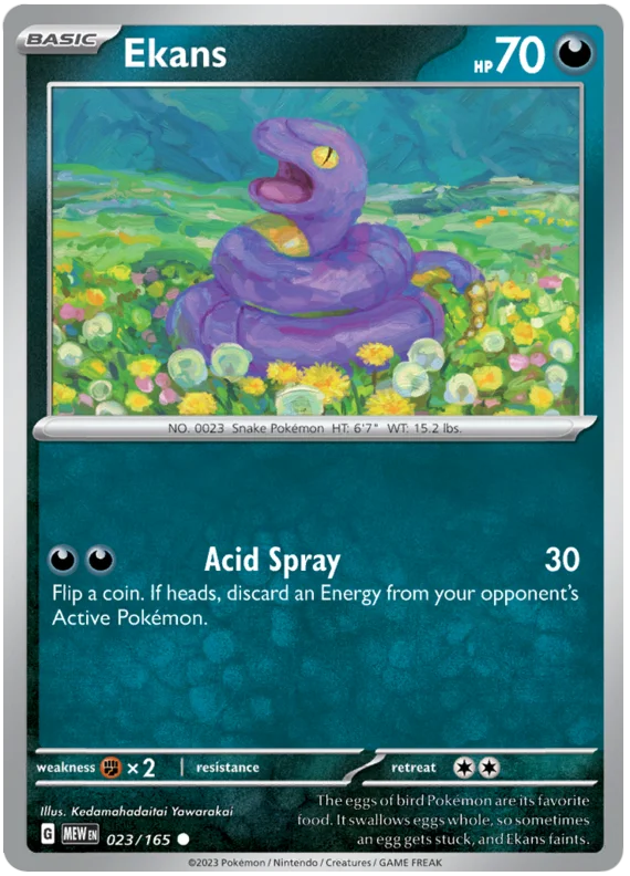 Pokemon - SV151 Scarlet & Violet 151 - Ekans - 023/165