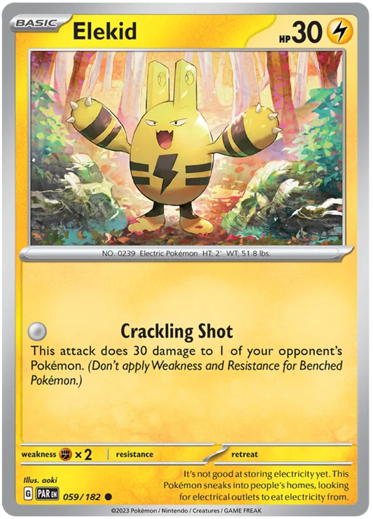 Pokemon - SV04 Paradox Rift - Elekid - 059/182