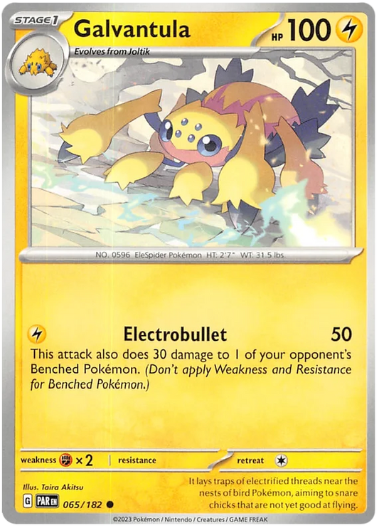 Pokemon - SV04 Paradox Rift - Galvantula - 065/182