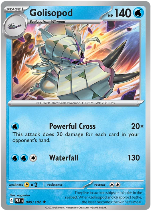 Pokemon - SV04 Paradox Rift - Golisopod - 049/182