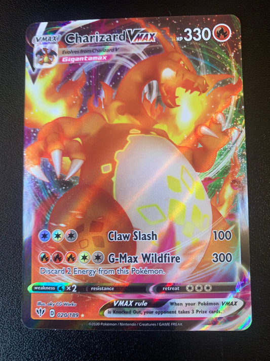 2020 Pokemon Charizard Vmax - Ultra Rare - #20