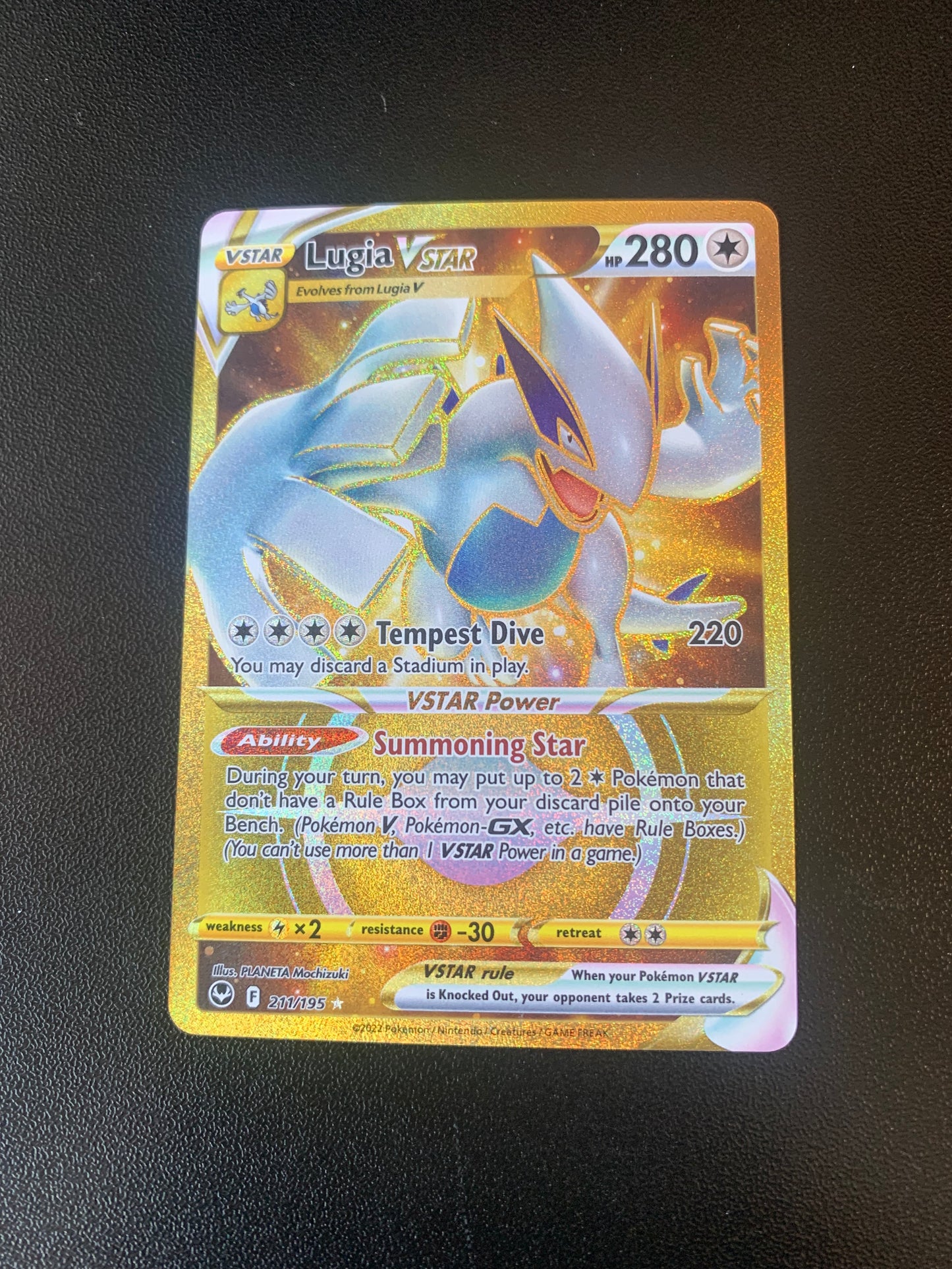 2021 Pokemon Lugia Vstar - Secret Rare - #211