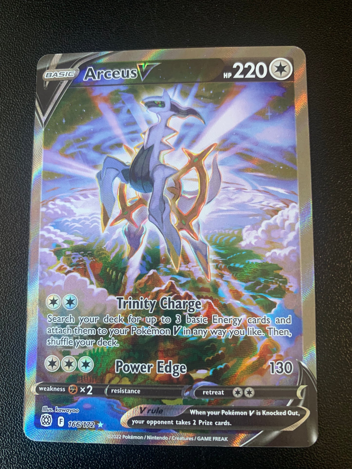 2022 Pokemon - Arceus V - Alt Art - #166