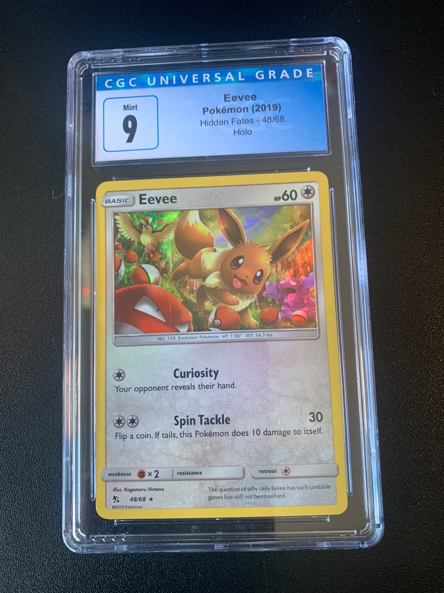 2019 Pokemon Eevee - Holo Rare - Graded CGC 9 - #48