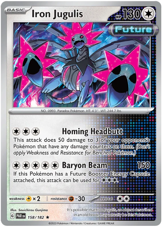 Pokemon - SV04 Paradox Rift - Iron Jugulis - 158/182