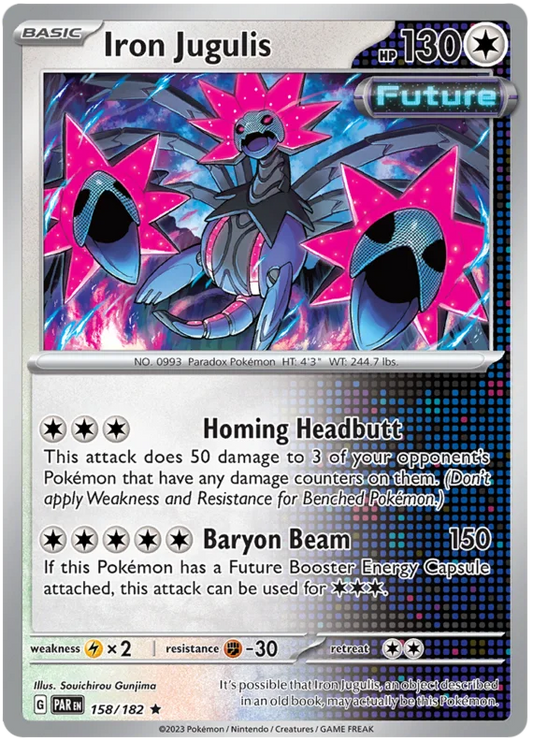 Pokemon - SV04 Paradox Rift - Iron Jugulis - 158/182