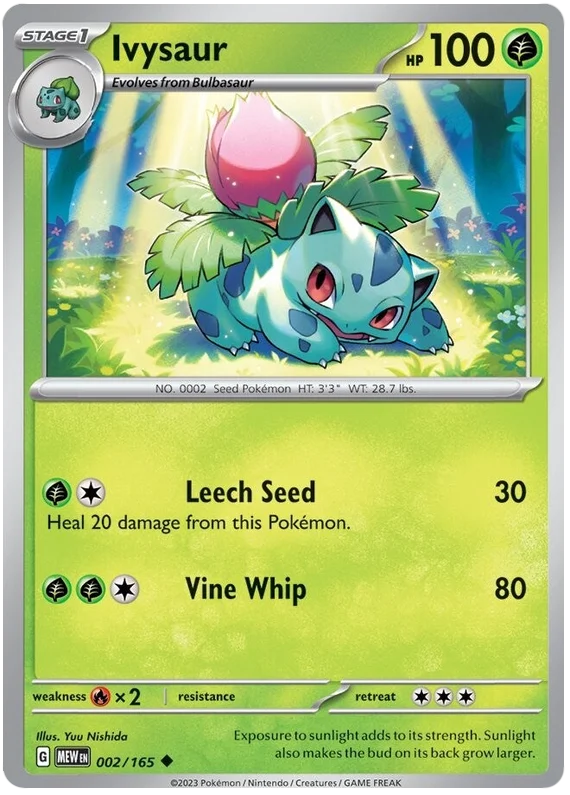 Pokemon - SV151 Scarlet & Violet 151 - Ivysaur - 002/165