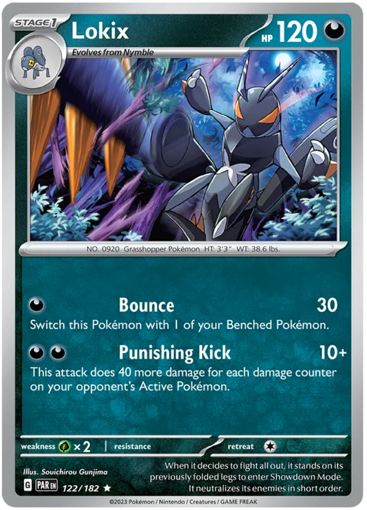 Pokemon - SV04 Paradox Rift - Lokix - 122/182