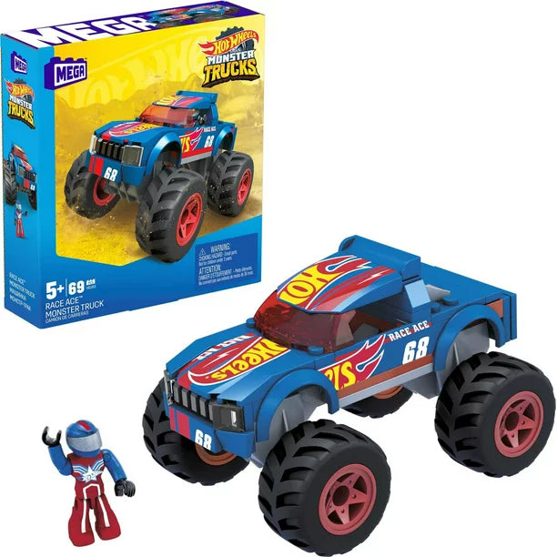 Mega - Building Set - Hot Wheels - Monster Trucks - Race Ace