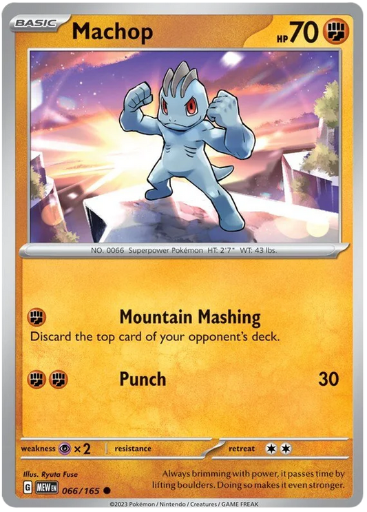 Pokemon - SV151 Scarlet & Violet 151 - Machop - 066/165