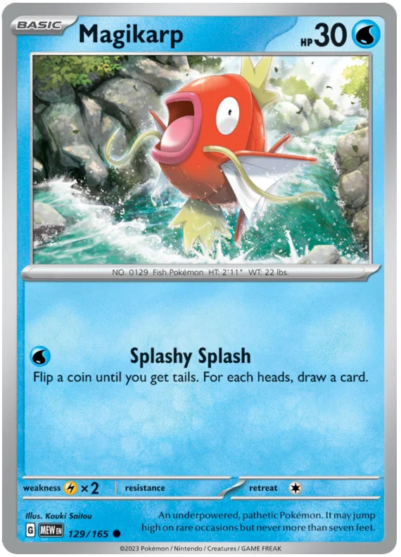 Pokemon - SV151 Scarlet & Violet 151 - Magikarp - 129/165