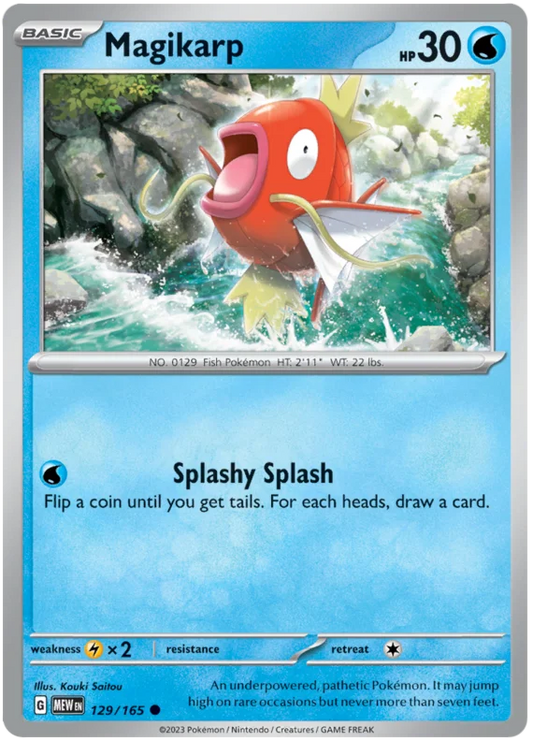 Pokemon - SV151 Scarlet & Violet 151 - Magikarp - 129/165