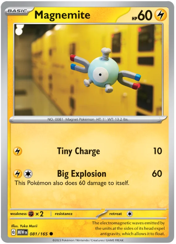 Pokemon - SV151 Scarlet & Violet 151 - Magnemite - 081/165