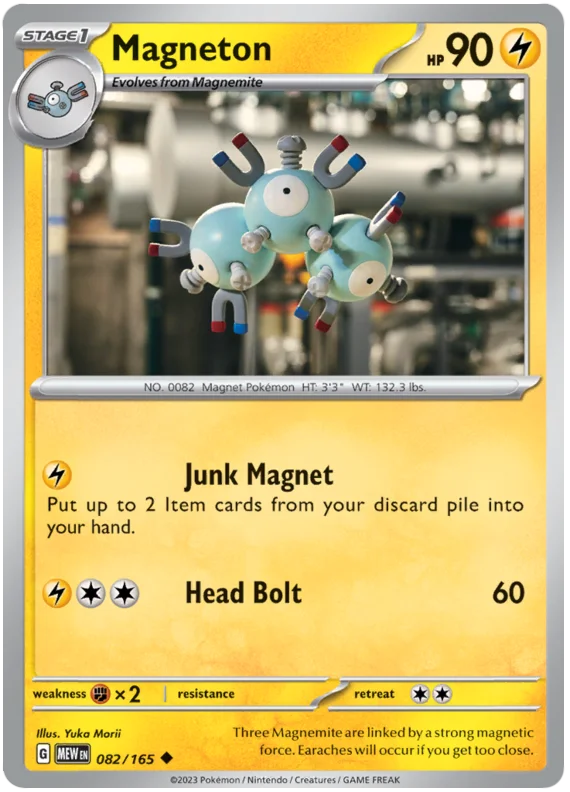 Pokemon - SV151 Scarlet & Violet 151 - Magneton - 082/165